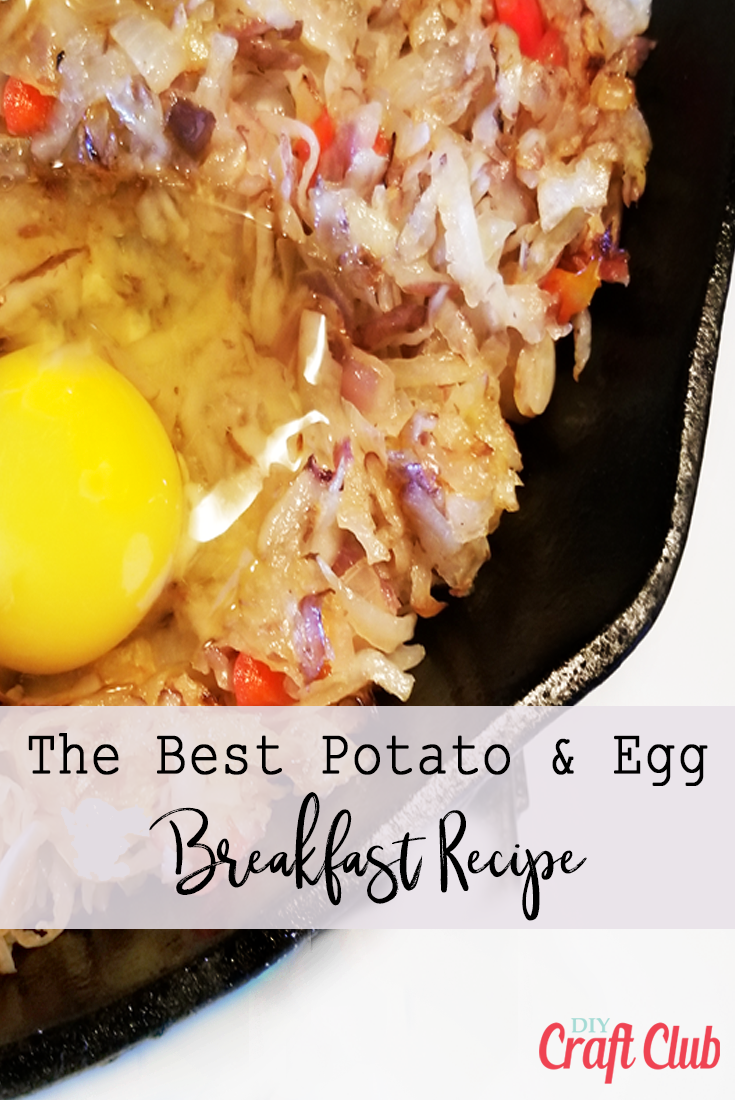 BEST Potato And Egg Breakfast Skillet Recipe