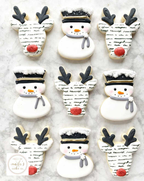 best Christmas sugar cookie ideas Marla's Cookie Co.