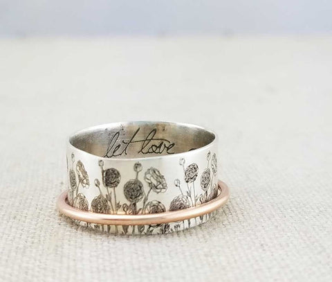 best hand stamped ring jewelry shops on etsy