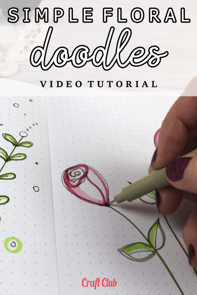 how to draw simple roses