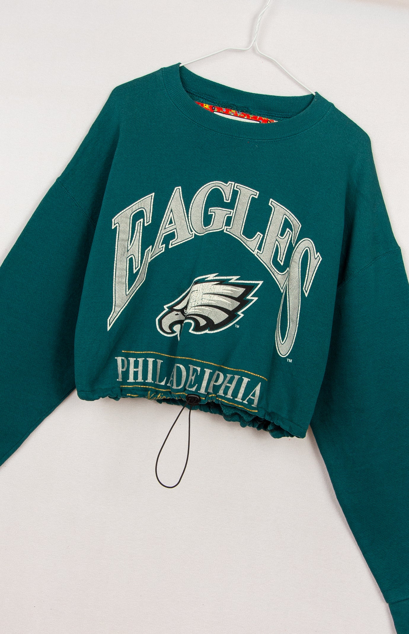 CustomCat Philadelphia Eagles NFL Crewneck Sweatshirt Sweater Ash / XL