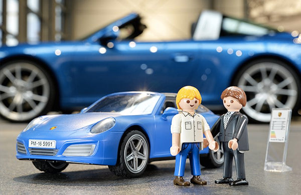 playmobil blue porsche