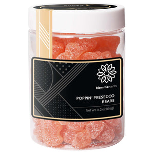 Poppin' Prosecco Bears: Large Jar - Your Logo Label