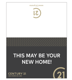 Table Tent x 5 - THIS MAY BE YOUR NEW HOME! - Century 21 Promo Shop USA