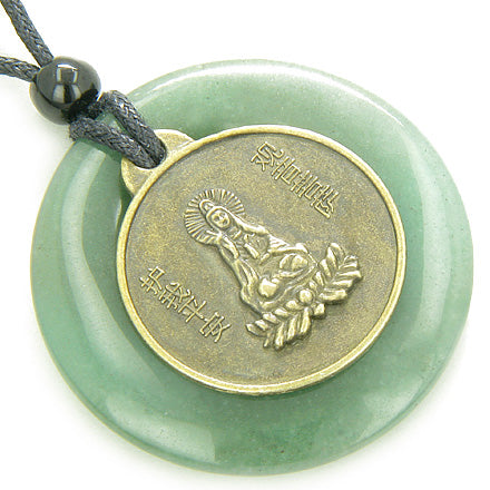 Black Green Jade Happy Lucky Dragon Horse Coins Money Amulet Pendant 