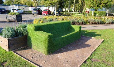 Astroturf sofa