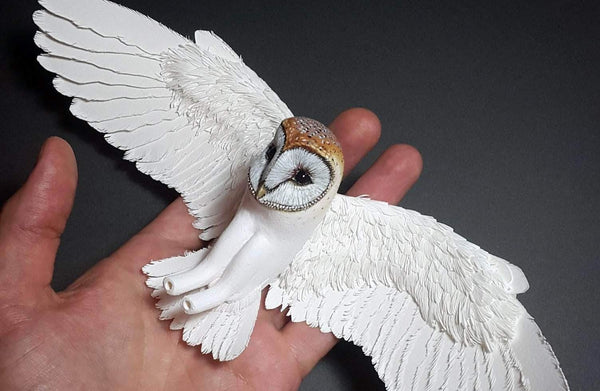 Paper and Wood Bird Making