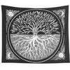 Drapeau Arbre De Vie | Noir et Gris