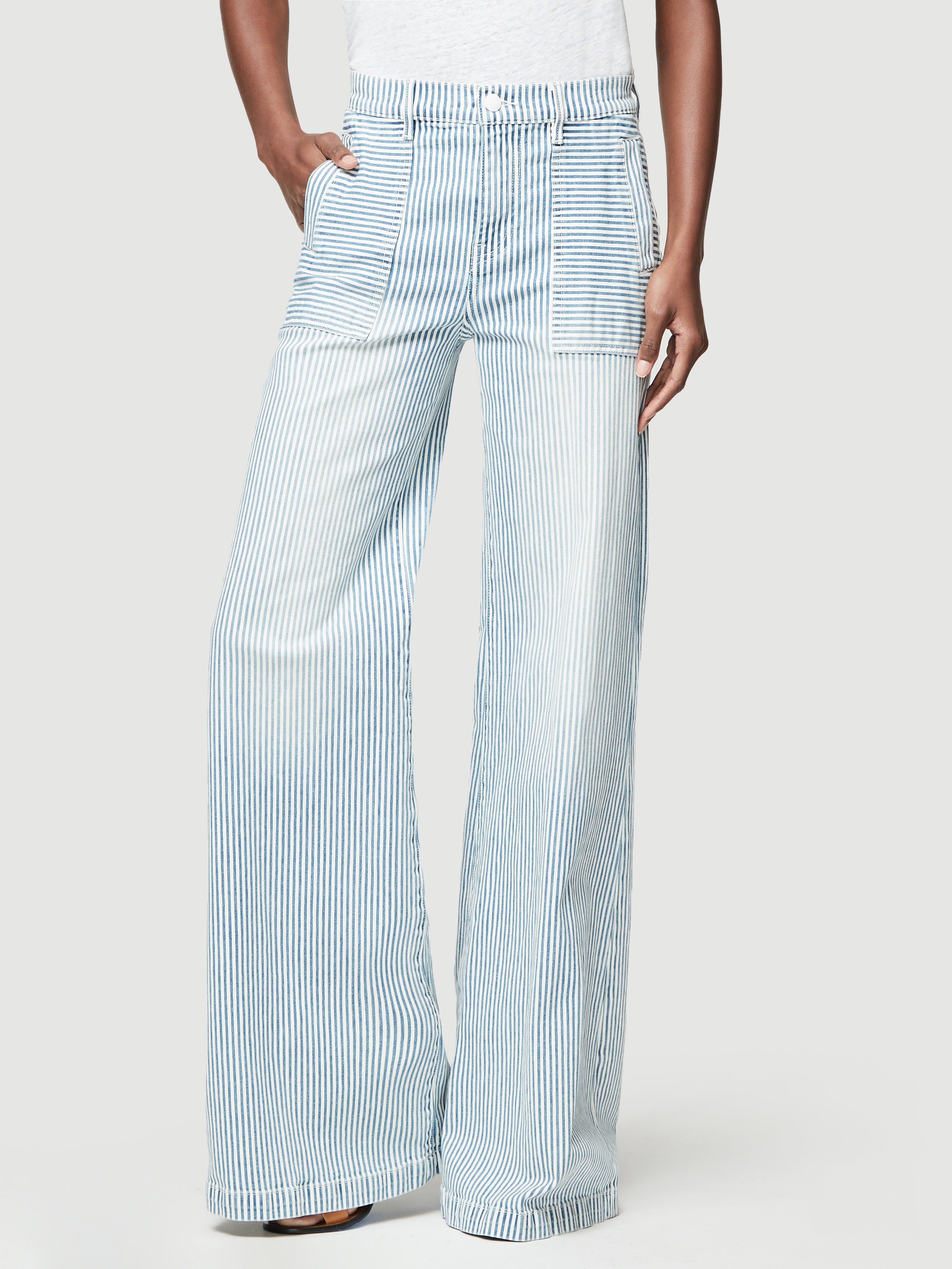 Engineer Stripe Palazzo -- Normandie