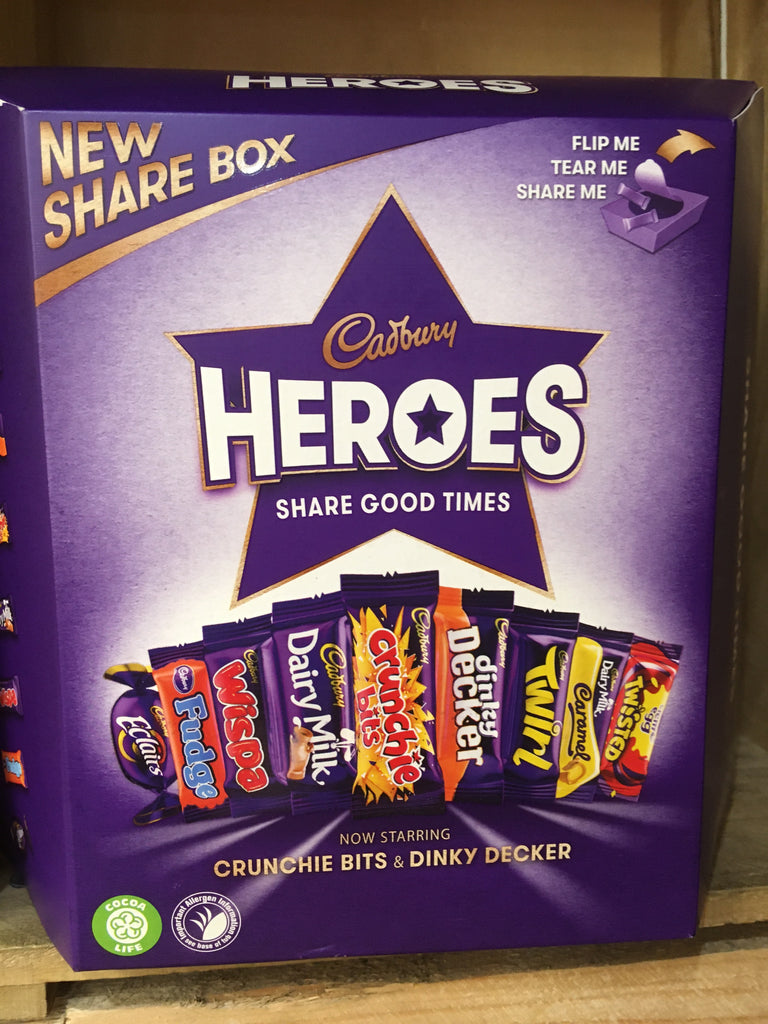 Cadbury Heroes Share Box 385g – Low Price Foods Ltd