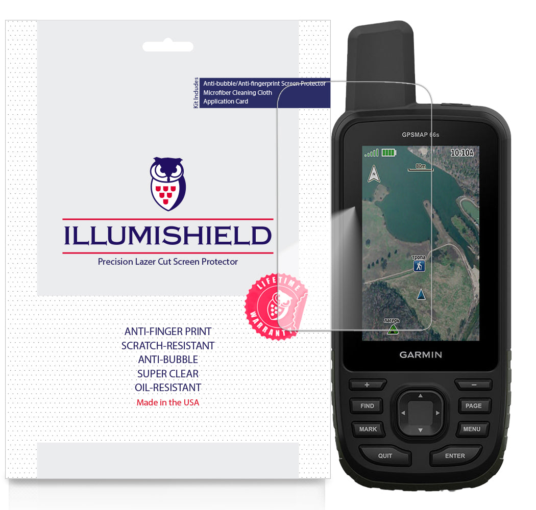 underholdning Adgang mikrofon Garmin GPSMAP 67 67i 66i 66s 66st 66sr [3-Pack] iLLumiShield Clear Scr –  Illumishield