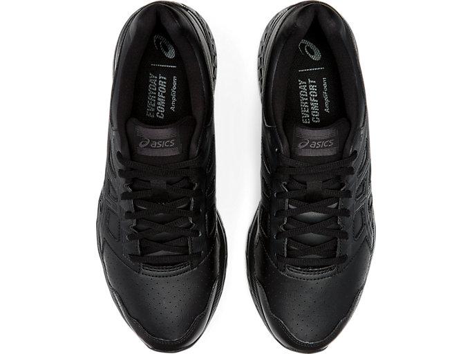 5 TRIPLE BLACK LEATHER RUNNING SHOES 