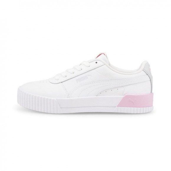 puma white and pink