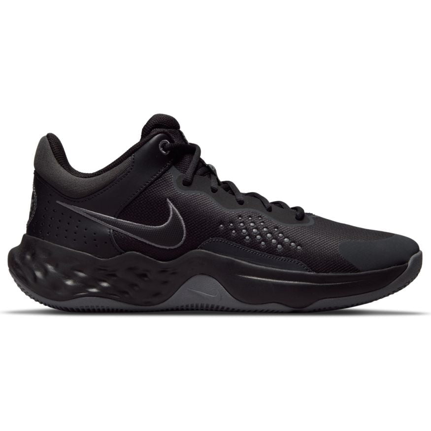 mens all black basketball shoes