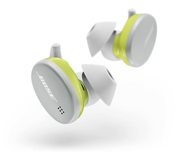 sport earbuds glacier white