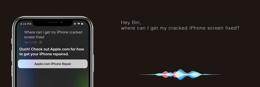 Hey Siri, where can I get my cracked iPhone screen fixed?