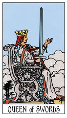 Queen of Swords Tarot Card