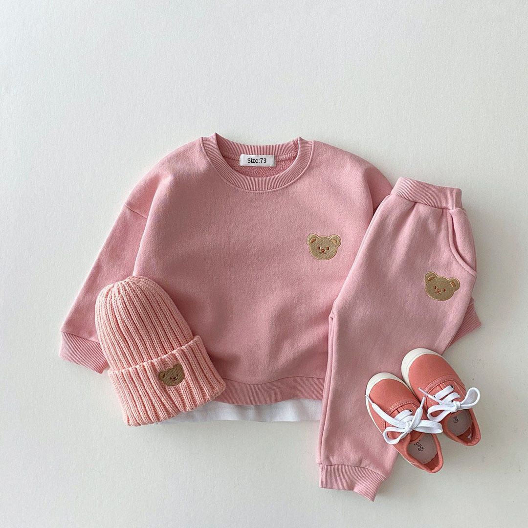Beary cute tracksuit Pink