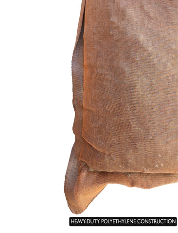 17x27 monofilament, long-lasting sandbags are made with heavy duty polyethylene construction