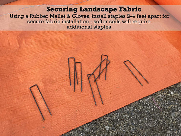 weed barrier fabric installation