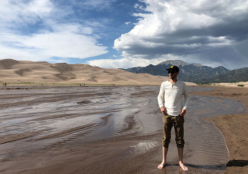 Sand Dunes National Park in the San Luis Valley