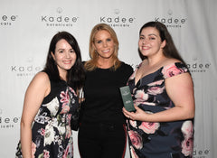 Cheryl Hines from Curb Your Enthusiasm with Kadee Botanicals Body Lotion