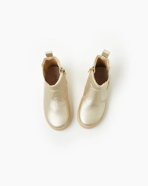Walnut Melbourne Julie Boot - Platinum Metallic