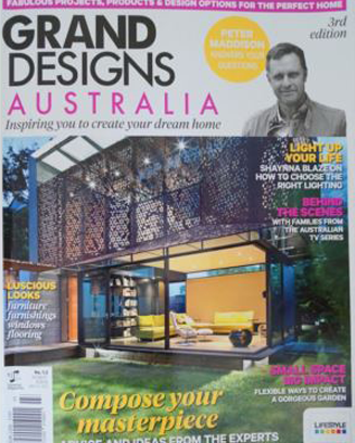 Grand Designs magazine features one of Chloe Planinsek's earlier paintings 'Cactus Hill'
