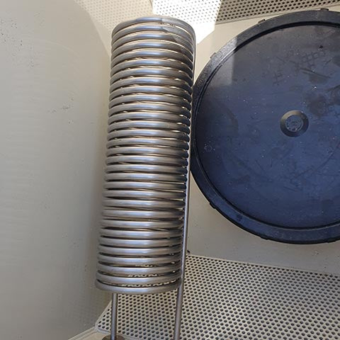 Heat Coil in Bio Chamber - Heating for Koi Ponds