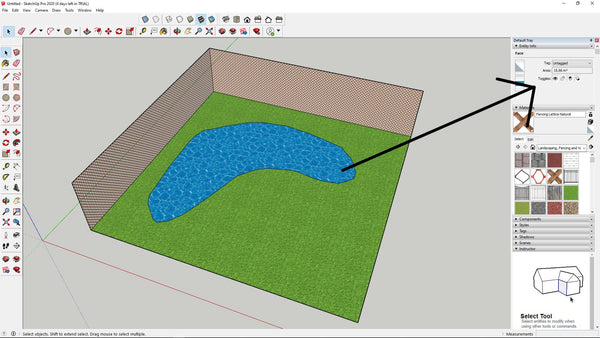 Using CAD to estimate pond volume