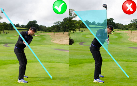 Comparing an inside-out golf swing to an outside-in swing
