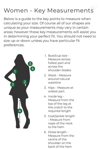 Size Chart Women 