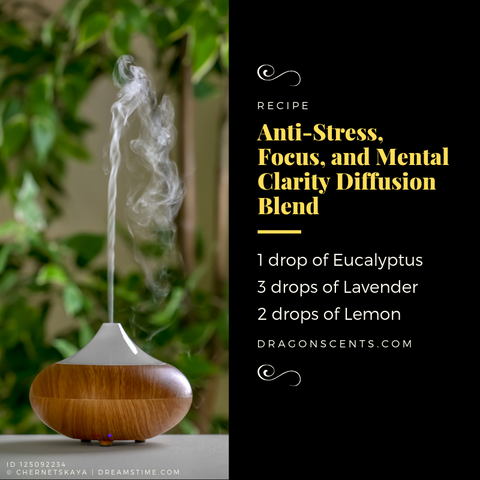 Anti-Stress, Focus, and Mental Clarity Diffusion Blend