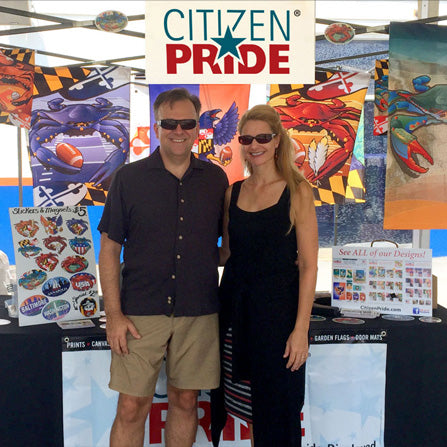Laurel Park event with Citizen Pride display