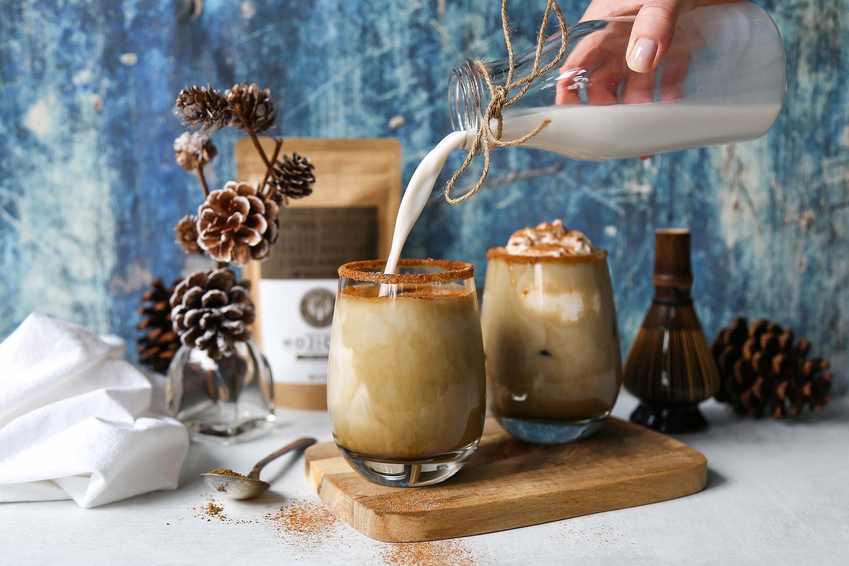 Soar Organics Hojicha Powder Latte Recipe