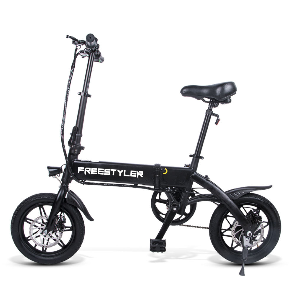 black electric bike