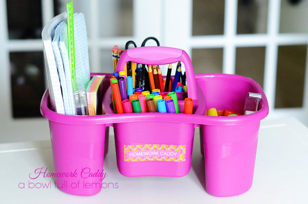 Back To School Guide Homework Caddy Parenting Hack 