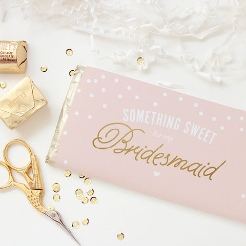 Be My Bridesmaid Chocolate Bar