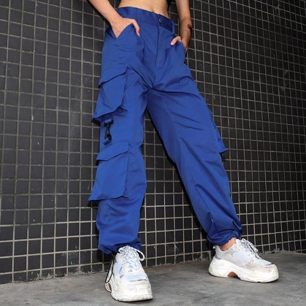 blue army cargo pants