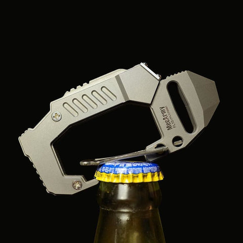 FL10 EDC Carabiner Flashlight - Use as Bottle Opener