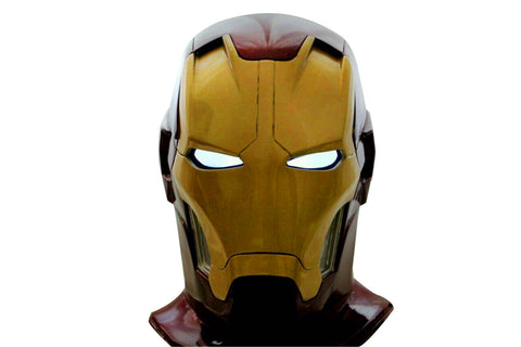 fiberglass iron man helmet