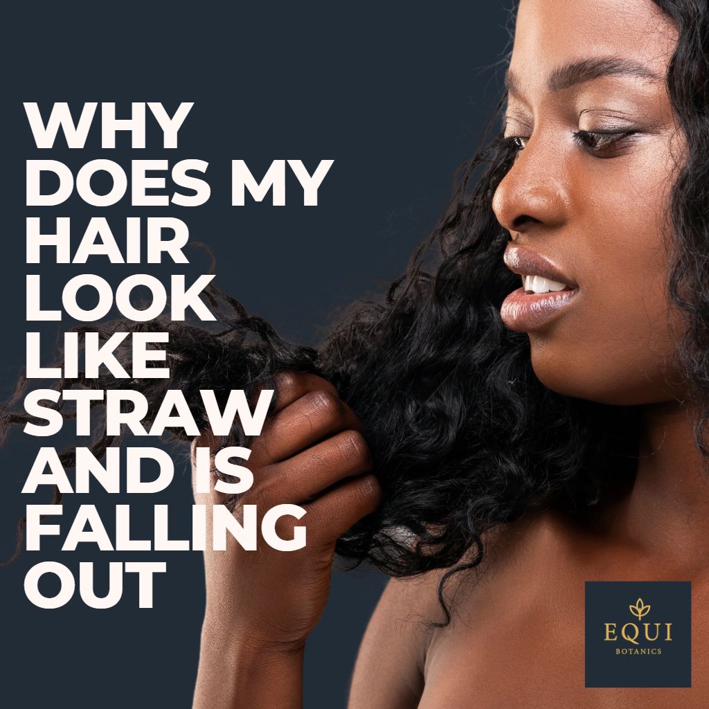 Why Does My Hair Look Like Straw And Is Falling Out – Equi Botanics