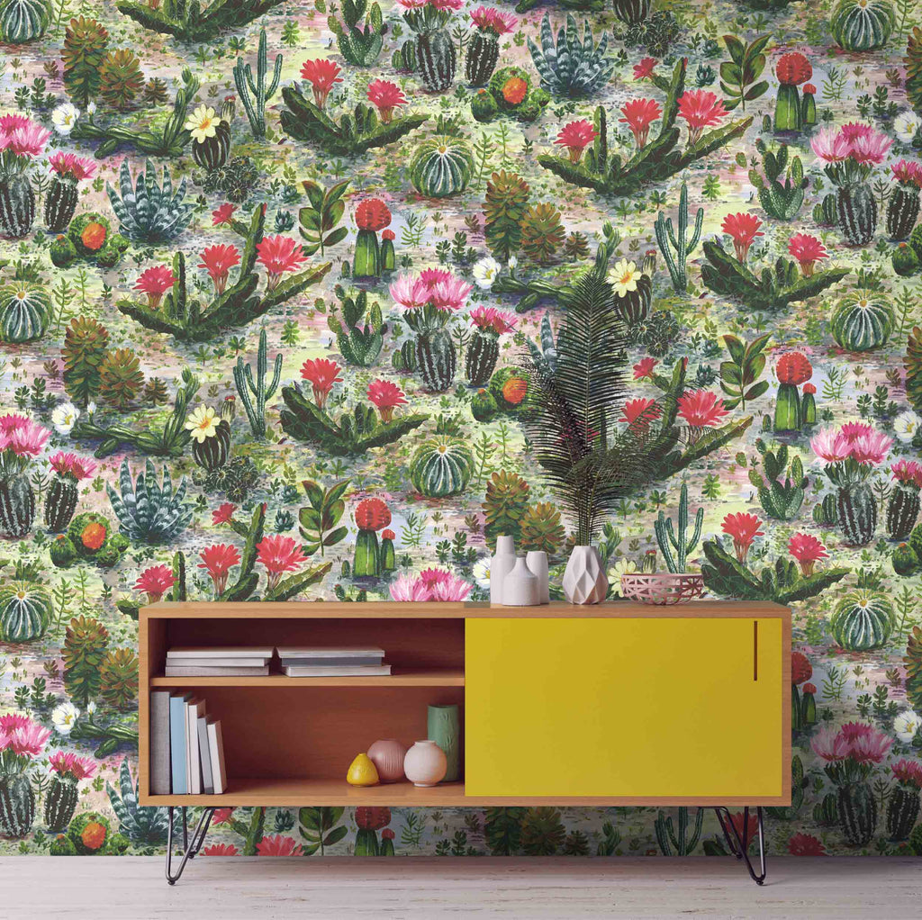 Cacti wallpaper by Woodchip & Magnolia 
