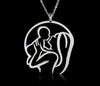 Stainless Steel NEW Expectant Pregnant Mother Baby Shower Gift Pendant Necklace