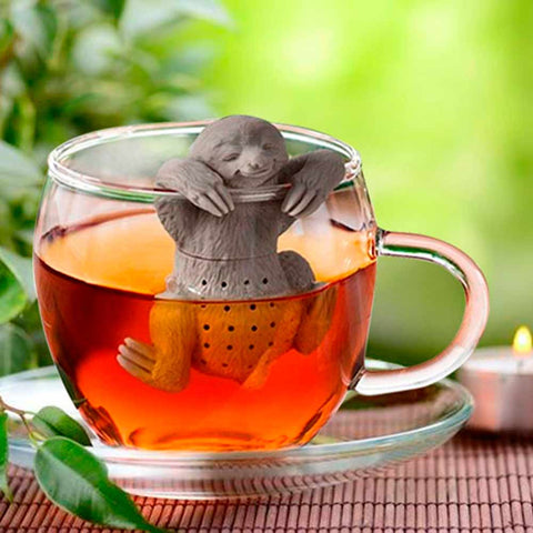 Taza de té con Infusor en forma de perezoso