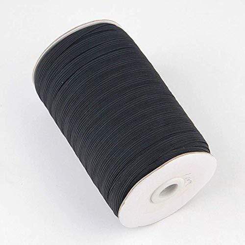 3mm Flat Elastic 30 Meters ROLL Angie Wood Creations Band White Elastic ribbon Braided Elastic For Sewing Clothing Face Mask and Crafts Ribbed Sew Elastic