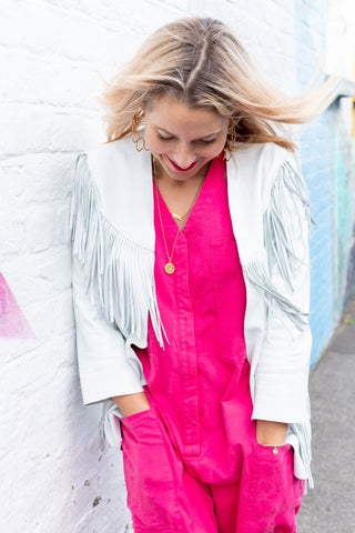 Dress Like A Mum in Beyond Nine Hottest Pink Boilersuit