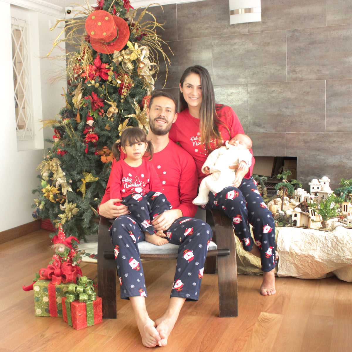 Lure Event Modernization Pijama de Navidad familiar (Papá Noel) – Pijamas Wololó