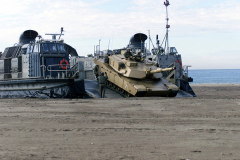 Abrams Tank deploys from LCAC