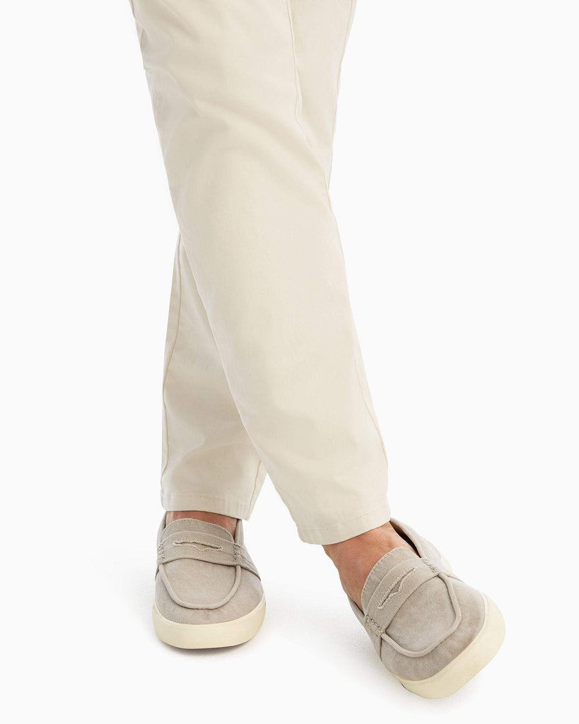 white canvas loafers mens